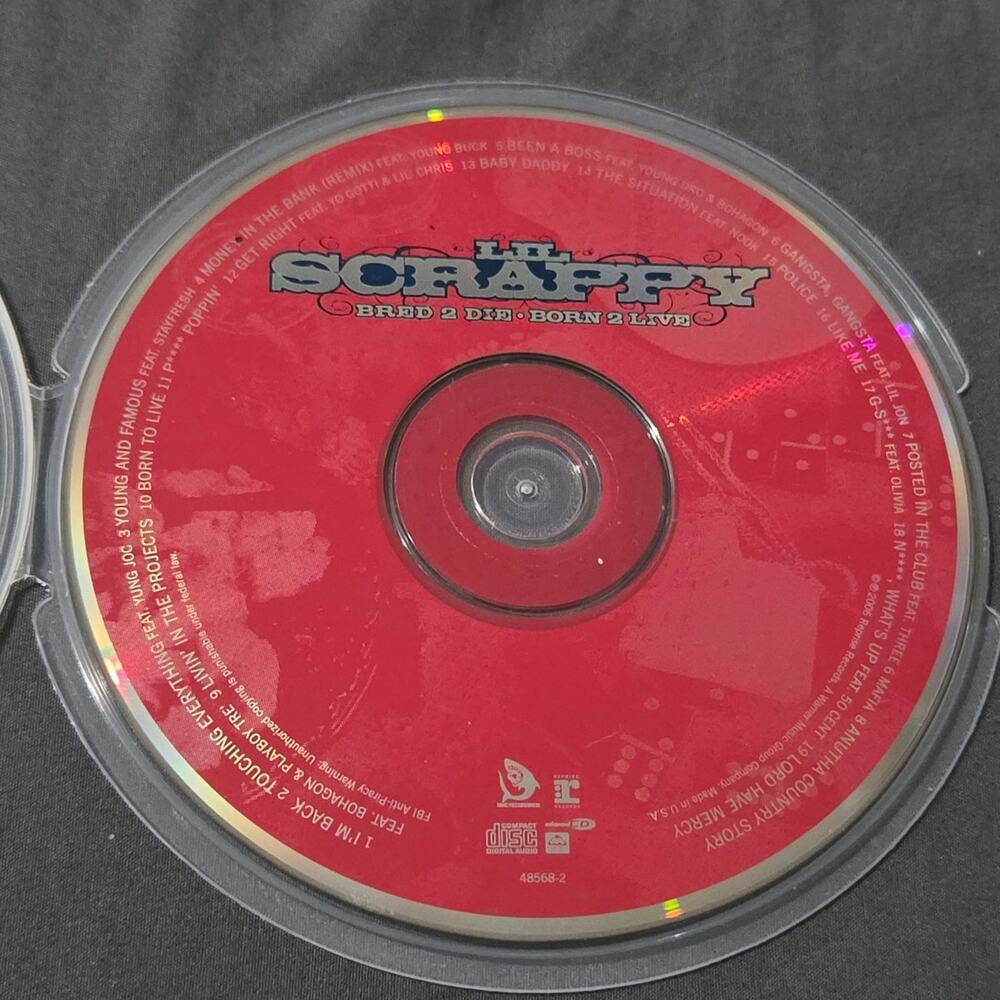 Vtg 2006 Lil Scrappy Bred 2 Die Born 2 Live Rap Hip Hop
